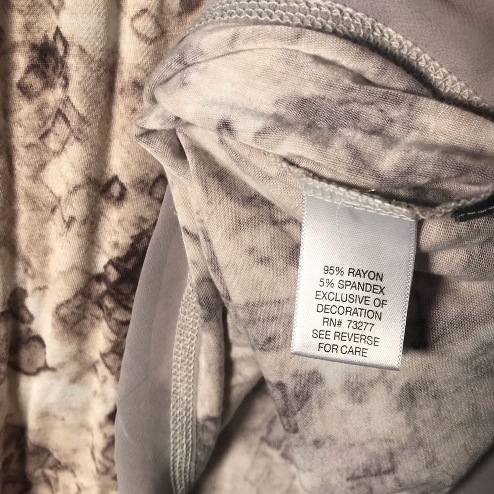 Simply Vera Dress XS Vera Wang Animal Print - Picture 7 of 7